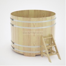 Купель для бани Bentwood круглая, d=1.80x1.4 м из кедра