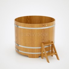 Купель для бани Bentwood круглая, d=1.50x1.2 м из дуба натурального