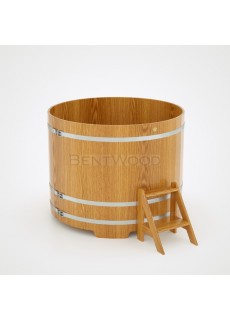Купель для бани Bentwood круглая, d=1.50x1.2 м из дуба натурального