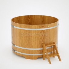 Купель для бани Bentwood круглая, d=1.80x1.2 м из дуба натурального