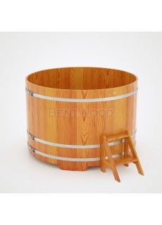 Купель для бани Bentwood круглая, d=1.80x1.2 м из лиственницы натуральной