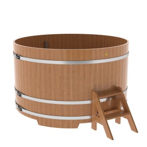 Купель для бани Bentwood круглая, d=1.80x1.1 м из дуба натурального