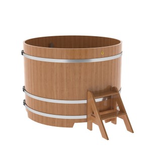 Купель для бани Bentwood круглая, d=1.50x1.1 м из дуба натурального