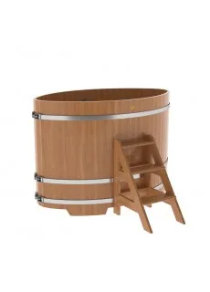 Купель для бани Bentwood овальная, 1,02х1,68х1,2 м из дуба натурального