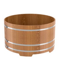 Купель для бани Bentwood круглая, d=2.0x1.0 м из дуба натурального