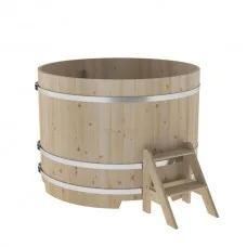Купель для бани Bentwood круглая, d=1.50x1.1 м из кедра
