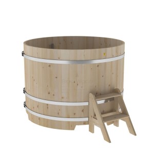 Купель для бани Bentwood круглая, d=1.50x1.1 м из кедра