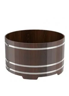 Купель для бани Bentwood круглая, d=1.80x1.0 м из дуба мореного