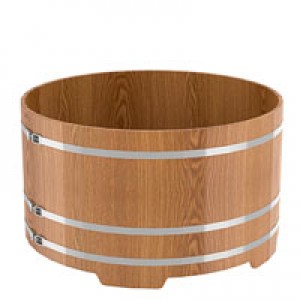 Купель для бани Bentwood круглая, d=1.8x1 м из дуба натурального