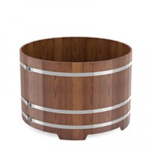 Купель для бани Bentwood круглая, d=1.50x1 м из лиственницы мореной премиум