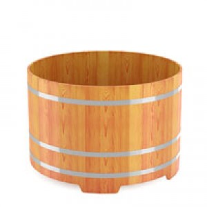 Купель для бани Bentwood круглая, d=1.50x1 м из лиственницы натуральной премиум