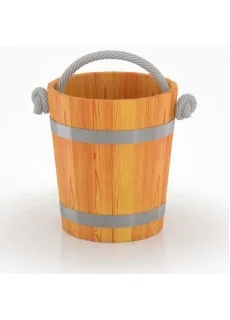 Ведро для бани BentWood 15 л из лиственницы натуральной
