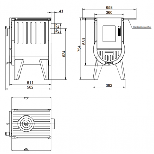 Отопительная печь Brunner Iron Dog 3