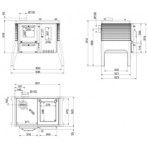 Отопительная печь Brunner Iron Dog 6