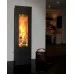 Отопительная печь Concept Feuer Matrix, черная, поворотная