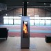 Отопительная печь Concept Feuer Matrix, черная/дверь нерж.сталь