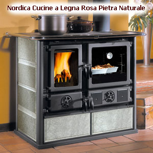 Отопительно-варочная печь La Nordica TermoRosa D.S.A. Pietra Naturale