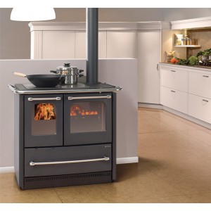 Отопительно-варочная печь La Nordica Sovrana Easy Evo 2.0 Nero Antracite (Черный)