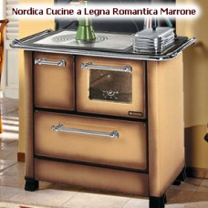 Отопительно-варочная печь La Nordica Romantica 4,5 Marrone Sfumato