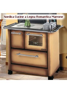 Отопительно-варочная печь La Nordica Romantica 4,5 Marrone Sfumato