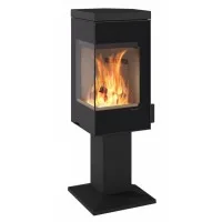 Печь-камин Nordpeis Quadro 1 Exclusive, 6кВт