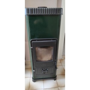 Отопительная печь Plamen Dora 10 N, зеленая