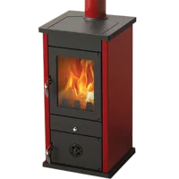 Печь-камин MBS THERMO VESTA PLUS DARK RED