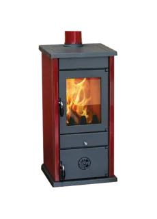 Печь-камин MBS VESTA ECO DARK RED