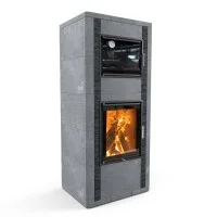 Отопительная печь с духовкой Теплый камень HERITAGE III