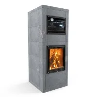 Отопительная печь с духовкой Теплый камень HERITAGE V
