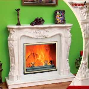 Мраморный портал для камина ArteVero Altea Carrara Light