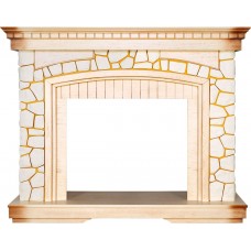 Портал Dimplex Glasgow - Слоновая кость, патина / Шампань (Высота 1070 мм)