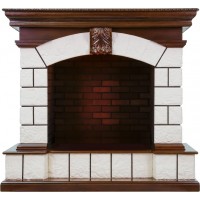 Портал Dimplex Tower - Темный дуб / Белый