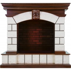 Портал Dimplex Tower - Темный дуб / Белый