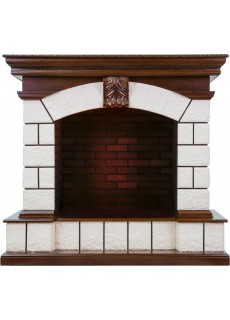 Портал Dimplex Tower - Темный дуб / Белый