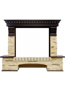 Портал Dimplex Pierre Luxe - Темный дуб / Сланец (Высота 1000 мм)