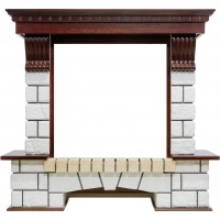 Портал Dimplex Pierre Luxe - Темный дуб / Белый (Высота 1040 мм) Портал Dimplex Pierre Luxe - Темный дуб / Белый (Высота 1040 мм)