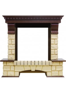 Портал Dimplex Pierre Luxe - Темный дуб / Шампань (Высота 1050 мм)