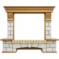 Портал Dimplex Pierre Luxe - Дуб / Белый (Высота 1260 мм) Портал Dimplex Pierre Luxe - Дуб / Белый (Высота 1260 мм)