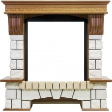 Портал Dimplex Pierre Luxe - Дуб / Белый (Высота 990 мм)