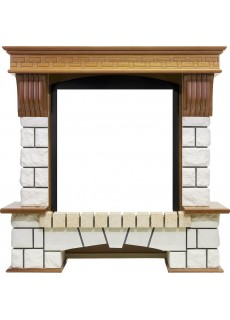 Портал Dimplex Pierre Luxe - Дуб / Белый (Высота 990 мм)