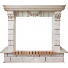 Портал Dimplex Pierre Luxe Император - Слоновая кость с патиной / Шампань