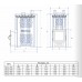 Дровяная печь для бани ИзиСтим Ялта 35 Модерн, дрова AISI 321