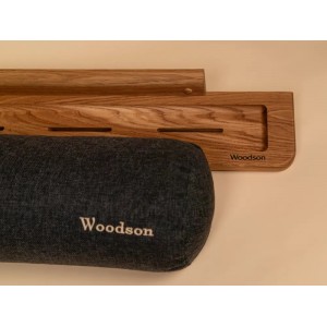 Полка с валиком для ног в бане Woodson Дуб