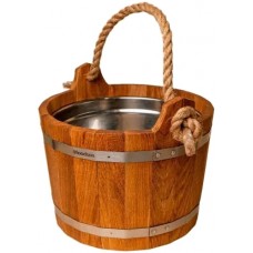 Шайка Woodson с нержавеющей вставкой, 10 л., Дуб