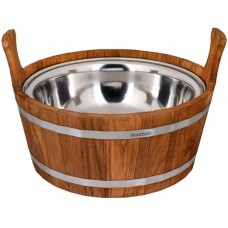 Шайка Woodson с нержавеющей вставкой, 15 л., Дуб