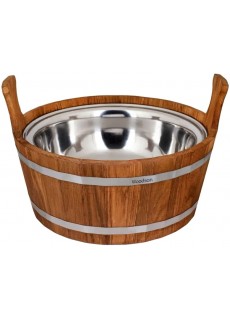 Шайка Woodson с нержавеющей вставкой, 15 л., Дуб