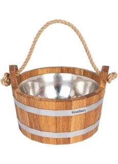 Шайка Woodson с нержавеющей вставкой, 4,5 л., Дуб