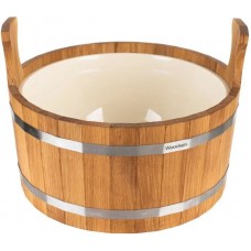 Шайка Woodson с пластиковой вставкой, 12 л., Дуб