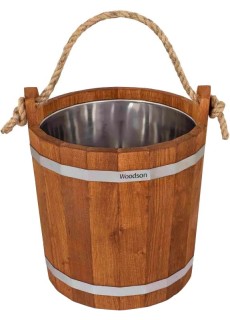 Запарник Woodson с нержавеющей вставкой, 16 л., Дуб